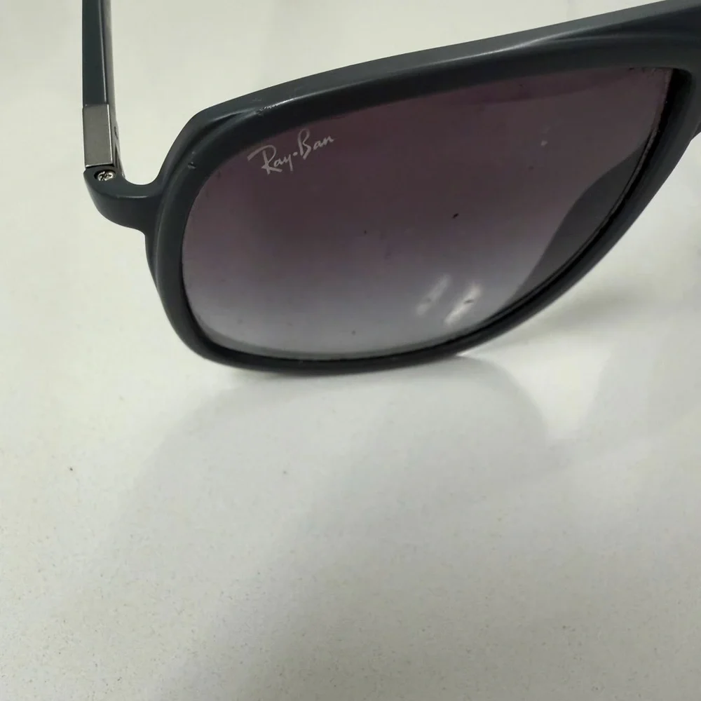 Ray-Ban x Ferrari Black Sunglasses Yellow Temple Tips Unisex
